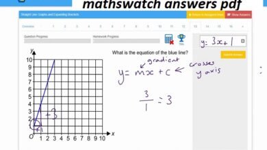 mathswatch answers pdf