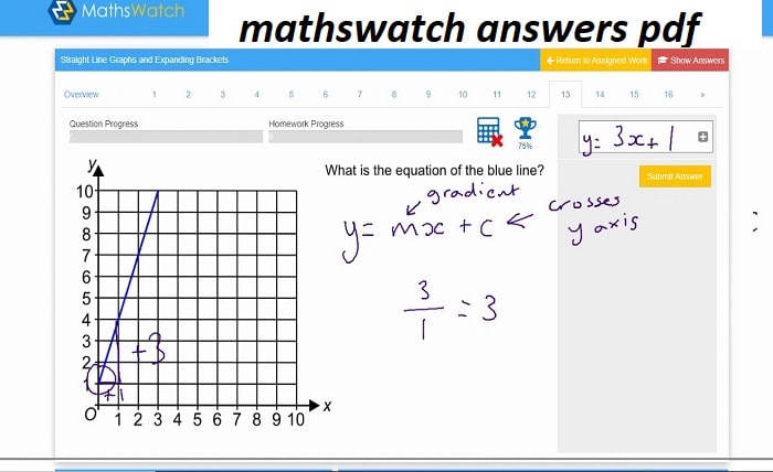 mathswatch answers pdf