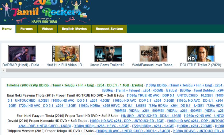 Tamil Rockers Proxy