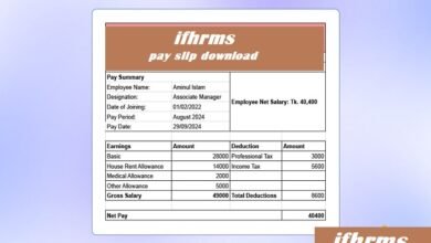 ifhrms pay slip download