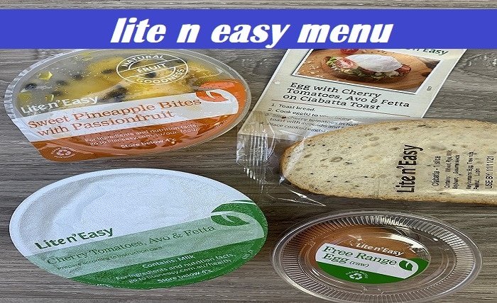 lite n easy menu