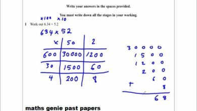 maths genie past papers