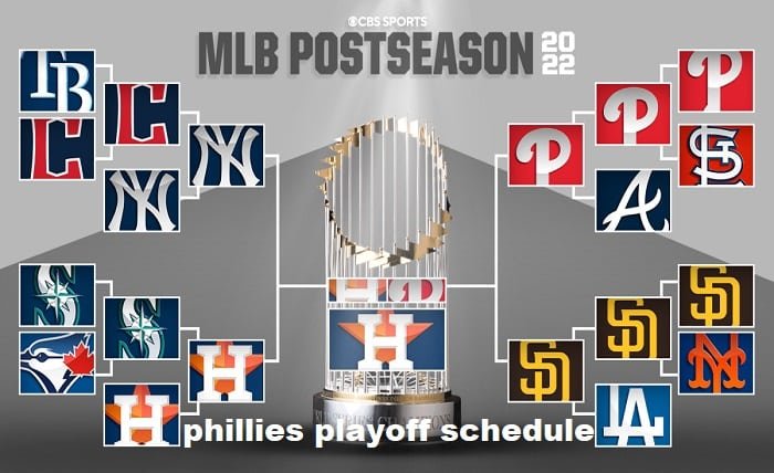 phillies playoff schedule