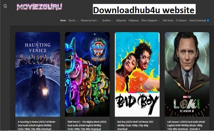 downloadhub4u website