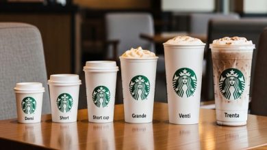 starbucks sizes in order